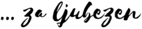 črn logotip Za ljubezen